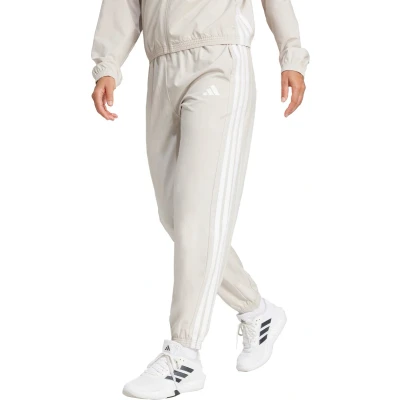 Afbeelding van adidas Performance Train Essentials 3 Stripes Woven Broek Dames Beige LT