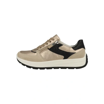 Afbeelding van ARA New York sneakers voor dames, Shell Zand Zwart, 36.5 EU Breed