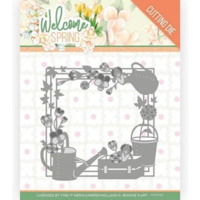 Afbeelding van Spring Frame Welcome Cutting Die by Jeanine&#039;s Art
