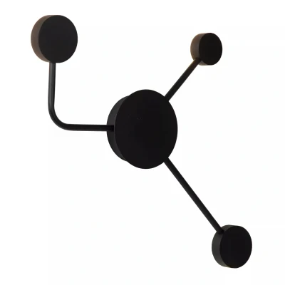 Afbeelding van Lucide JAYDEN Wandlamp LED 3x3,3W 3000K Zwart