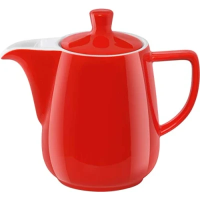 Afbeelding van Melitta 219094 kan porselein koffiepot 0,6l rood