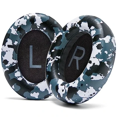 Afbeelding van WC Wicked Cushions Verbeterde vervangende oorkussens voor Bose 700 Noise Cancelling Headphones (NC700) Zachter PU leer, luxe traagschuim, extra dikte, duurzame Snow Camo