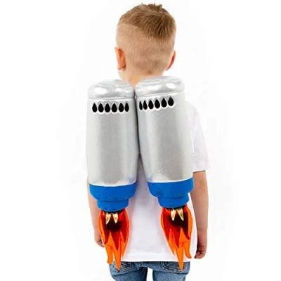 Afbeelding van PRETEND TO BEE Jet Pack verkleedkostuum voor kinderen en peuters, astronaut/ruimtevaarder accessoire, 18+ maanden