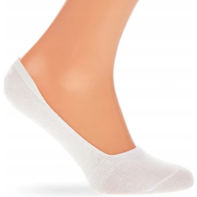 Afbeelding van Invisible socks Onzichtbare sokken 3 paar Wit Bamboe Maat 35/38
