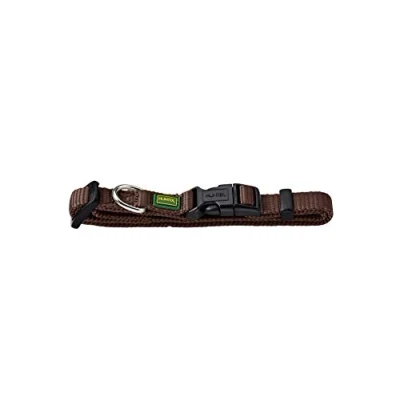 Afbeelding van HUNTER Vario Basic hondenhalsband, robuust, soepel, kliksluiting, M/2.0, bruin