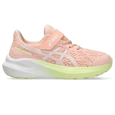Afbeelding van Asics GT1000 13 Unisex Hardloopschoenen voor op de weg kinderen, Maat: 32.5, Breeze/white Textiel/ synthetisch