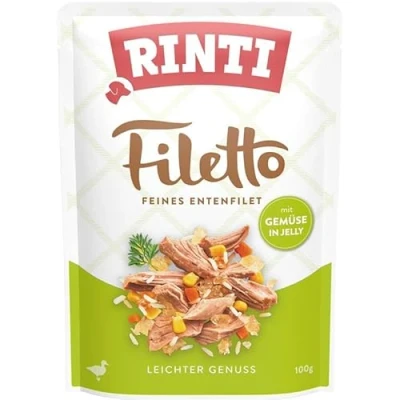 Afbeelding van Voordeelpakket Rinti Filetto Zakjes in Gelei 48 x 100 g Eend met Groenten
