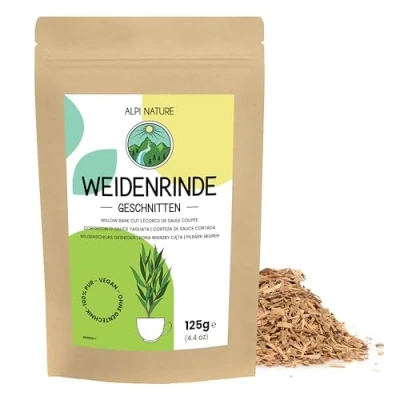 Afbeelding van wilgenbast gesneden 125g van Alpi Nature, losse thee, wilgenbastthee, witte voor het bereiden wilgenbastthee en kruidenthee
