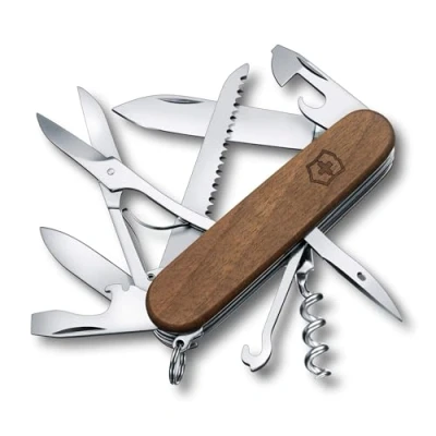 Afbeelding van Victorinox Huntsman Walnoothout 15 Functies in Doosje