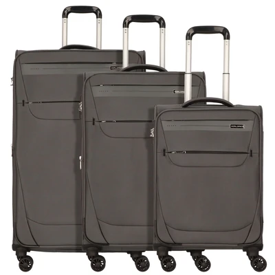 Afbeelding van Worldpack 3 PACK Trolley, Maat: One Size, Dunkelgrau