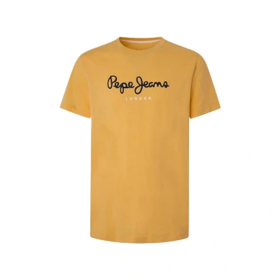 Afbeelding van Pepe Jeans EGGO Tshirt print, Heren, Maat: Small, Ochre yellow