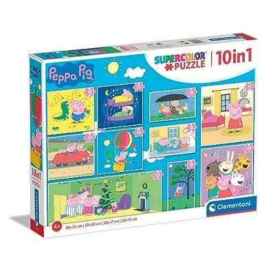 Afbeelding van Clementoni Puzzels Peppa Pig, 10in1