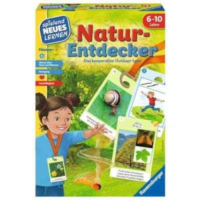 Afbeelding van Ravensburger 25033 Natuurontdekker Educatief spel voor kinderen, buitenspel kinderen van 6 10 jaar (Duits)