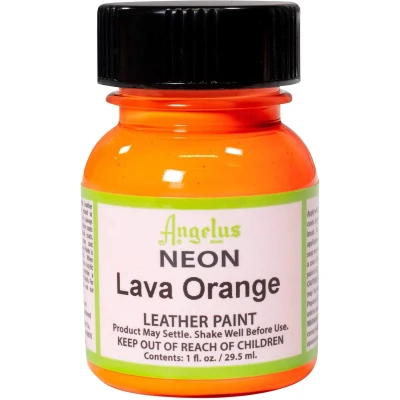 Afbeelding van Angelus leerverf Lava Oranje 29,5ml