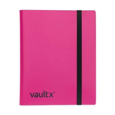 Afbeelding van Vault X ® Bindmiddel 9 vakken verzamelkaartenalbum map 360 zijlader zak binder voor TCG (roze)