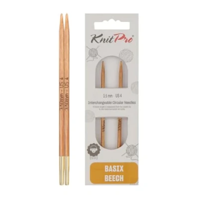 Afbeelding van Knitpro Basix Special Birch (3,50 mm) Weselenbare breientips 1 Stuk