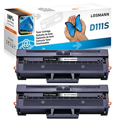 Afbeelding van LOSMANN 2x toner compatibel met Samsung MLT D111S D111L voor Xpress M2020 M2020W M2021 M2021W M2022 M2022W M2026 M2026W M2070 M2070F M2070FW M20700FW M20700 W M207 1FH