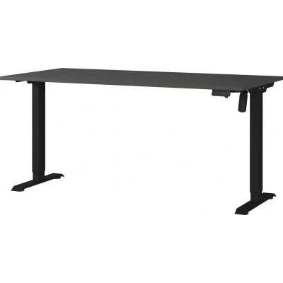 Afbeelding van Germania Rovigo Elektrische Zit Sta Bureautafel Grafiet 160 cm