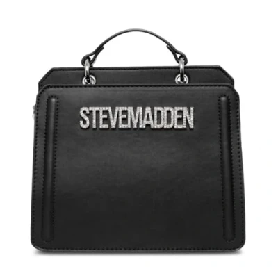 Afbeelding van Steve Madden Dames Bevelyn Convertible Crossbody Bag, One Size, Zwart strass, Eén maat