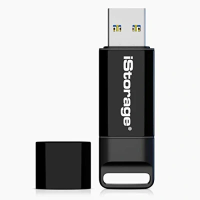 Afbeelding van iStorage datAshur BT USB stick 128GB Bluetooth Zwart
