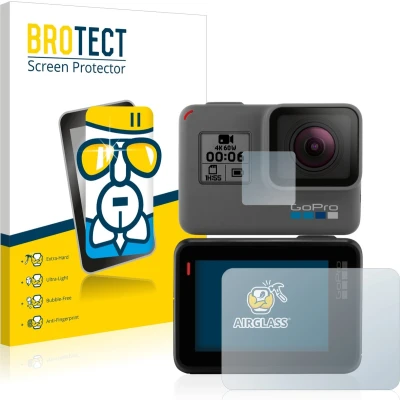 Afbeelding van BROTECT Glas Screen Protector voor GoPro Hero 5 Black Schermbeschermer [9H Hardheid, Beschermglas Folie niet Gehard Glas]