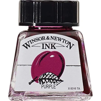 Afbeelding van Winsor &amp; Newton Drawing Ink Purple 14ml