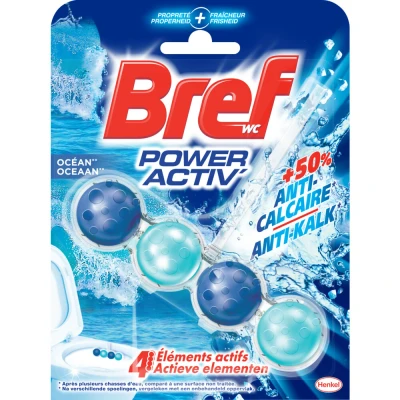Afbeelding van 10x Bref Toiletblok Power Active Ocean 1 stuk