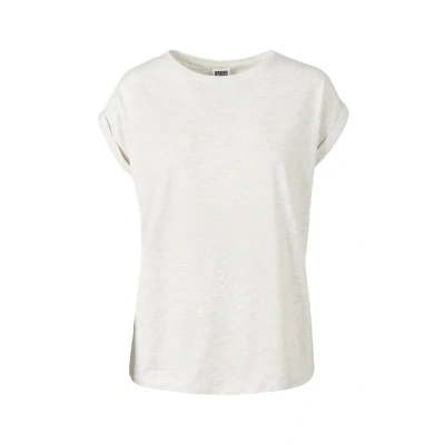 Afbeelding van Urban Classics Extended Shoulder Tshirt basic, Dames, Maat: Large, Lightgrey