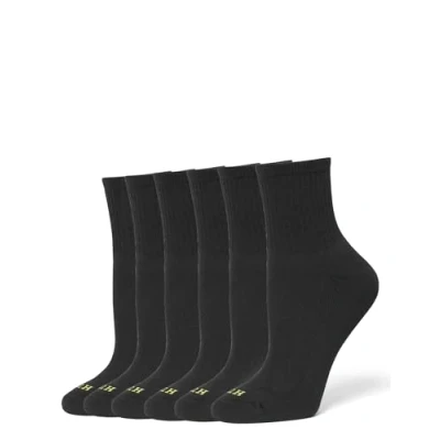 Afbeelding van HUE Sokken voor dames (verpakking van 6), Zwart 6 paar Pack, Eén Maat