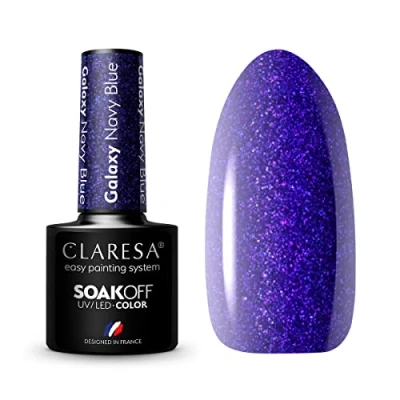 Afbeelding van CLARESA Hybride Vernis Galaxy Marineblauw 5g