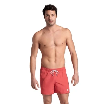 Afbeelding van ARENA Pro_File Beach Short Logo Strandshorts voor heren, Astro rood wit, M