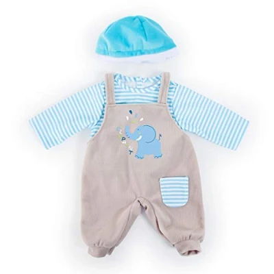 Afbeelding van Bayer Design 83876AA Poppenkleding meerdelig, Blauw, Grijs