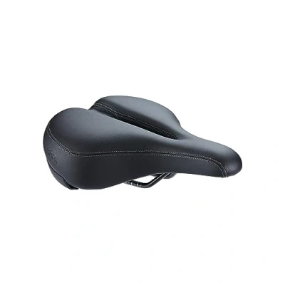 Afbeelding van BBB Cycling SoftShape Relaxed Anatomic Fietszadel Comfortabel Stadszadel Unisex Zwart BSD 125