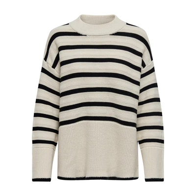 Afbeelding van ONLY Gestreifter Trui, Dames, Maat: XL, Birch