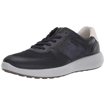 Afbeelding van ECCO Soft 7 Runner Sneaker voor heren, Night Sky Navy Shadow White, 45 EU