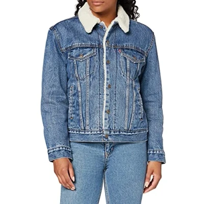 Afbeelding van Levi&#039;sdamesJasEx Bf Sherpa Trucker,Addicted To Love,XXS