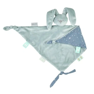 Afbeelding van Nattou Lapidou Grote knuffeldoek haas, kopergroen, maxi