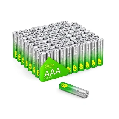 Afbeelding van GP AAA Alkaline Super 1,5V batterij (80 stuks)