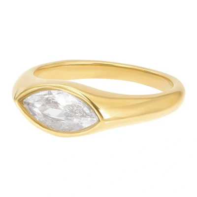 Afbeelding van iXXXi Fame Jolie Crystal Goudkleurig Dames Ring 17mm