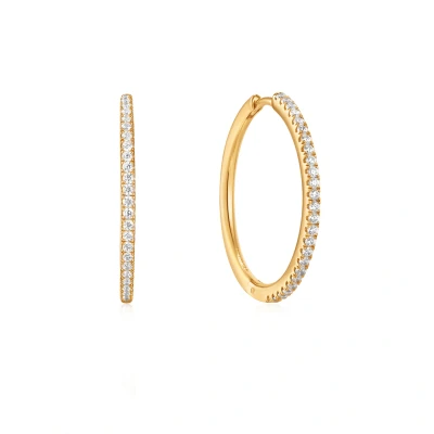 Afbeelding van Ania Haie AH E037 07G Glam Hoop Oorbellen horloge Goudkleur