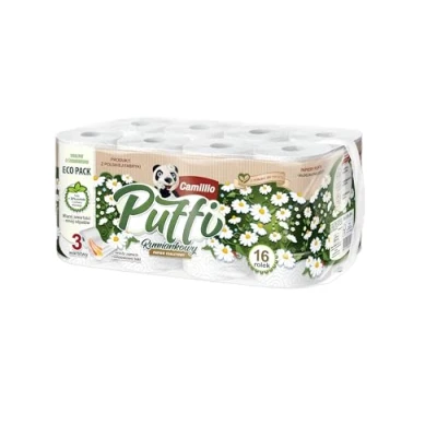 Afbeelding van 192 rollen toiletpapier, wc papier, 3 laags, wit, zacht