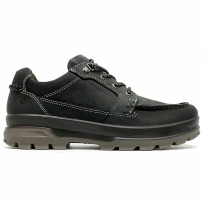 Afbeelding van Ecco Rugged Track heren veterschoen Zwart Maat 41