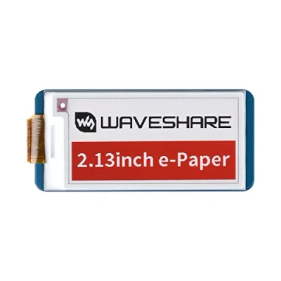 Afbeelding van Waveshare 2.13 Inch E Paper Display Hat(B) V4,212x104 Resolution Red Black White Three Color Ink Screen Electronic Module for Raspberry Pi/Jetson Nano/Arduino/STM32 with SPI Interface