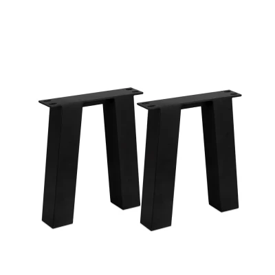 Afbeelding van Iron Bench Reversed V Leg 8x8 Set of 2