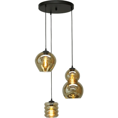Afbeelding van Masterlight Vide hanglamp Quinto 3 Ø 35cm 2262 05 35 237