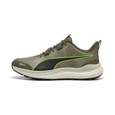 Afbeelding van Puma Reflect LITE Trail hardloopschoenen, Heren, Maat: 48.5, Loden green/velvet moss Textiel/ synthetisch