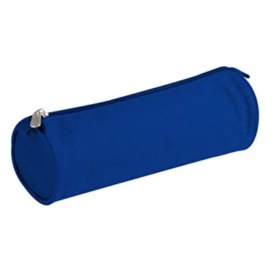 Afbeelding van Clairefontaine 8111C pennenetui (textiel basic, rond, Ø7 x 22 cm) 1 stuk blauw