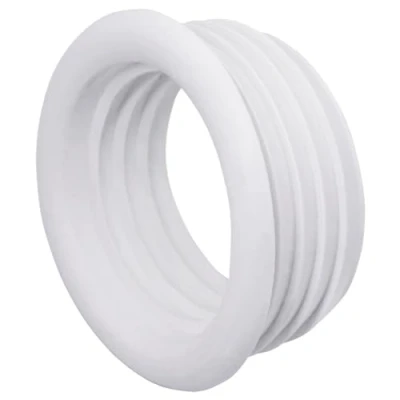 Afbeelding van SKIR&#039;CO Witte rubberen huls van 50 x 40 mm voor afvoerpijp, buisconnector, pijpadapter, reductiemiddel