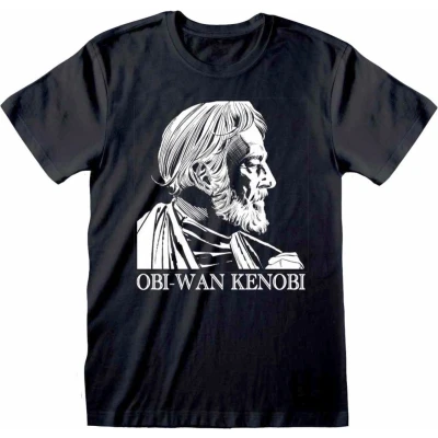 Afbeelding van Henry Tiger STAR WARS Classic Kenobi Tshirt print, Heren, Maat: XL, Black