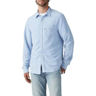Afbeelding van Levi&#039;s Sunset Pocket Standard Overhemd, Heren, Maat: Small, Blue